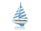 Wooden Model Sailboat Decoration