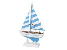 Wooden Model Sailboat Decoration