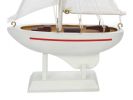 Wooden Model Sailboat Decoration