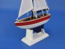 Wooden Sailboat Model Christmas Tree Ornament