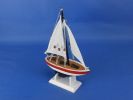 Wooden Sailboat Model Christmas Tree Ornament