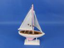 Wooden Pacific Sailer Model Sailboat Decoration