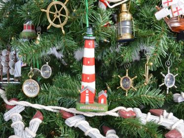 Lighthouse Christmas Tree Ornament (style: Assateague)