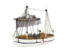 Wooden Model Trawler Fishing Boat 6"