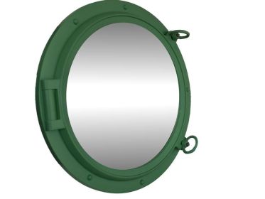 Decorative Ship Porthole Mirror 24" (Finish: Seafoam Green)