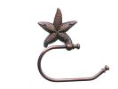 Cast Iron Starfish Toilet Paper Holder 10"