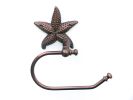 Cast Iron Starfish Toilet Paper Holder 10"