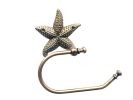 Cast Iron Starfish Toilet Paper Holder 10"