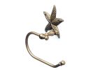 Cast Iron Starfish Toilet Paper Holder 10"