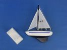 Wooden Enterprise Model Sailboat Decoration