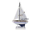 Wooden Pacific Sailer Model Sailboat Decoration