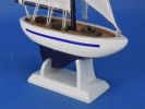 Wooden Pacific Sailer Model Sailboat Decoration