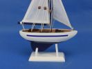 Wooden Pacific Sailer Model Sailboat Decoration