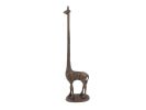 Cast Iron Giraffe Extra Toilet Paper Stand 19"