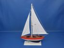 Wooden Pacific Sailer Model Sailboat Decoration