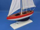 Wooden Pacific Sailer Model Sailboat Decoration