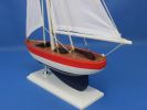 Wooden Pacific Sailer Model Sailboat Decoration