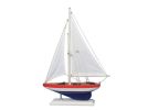 Wooden Pacific Sailer Model Sailboat Decoration