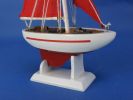 Wooden Pacific Sailer Model Sailboat Decoration