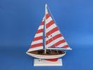 Wooden Pacific Sailer Model Sailboat Decoration