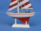 Wooden Pacific Sailer Model Sailboat Decoration