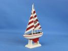 Wooden Pacific Sailer Model Sailboat Decoration