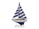 Wooden Pacific Sailer Model Sailboat Decoration