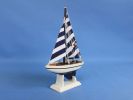 Wooden Pacific Sailer Model Sailboat Decoration