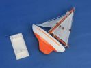 Wooden Pacific Sailer Model Sailboat Decoration