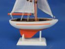 Wooden Pacific Sailer Model Sailboat Decoration