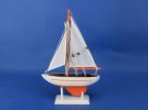 Wooden Pacific Sailer Model Sailboat Decoration