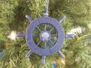 Decorative Ship Wheel With Seashell Christmas Tree Ornament