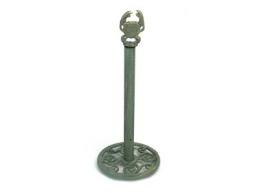 Cast Iron Crab Extra Toilet Paper Stand 16" (Finish: Antique Bronze)