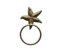 Metal Starfish Towel Holder 9"