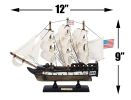 Wooden USS Constitution Tall Model Ship