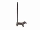 Cast Iron Dog Extra Toilet Paper Stand 12"