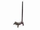 Cast Iron Dog Extra Toilet Paper Stand 12"