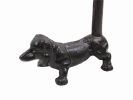 Cast Iron Dog Extra Toilet Paper Stand 12"