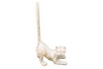 Cast Iron Cat Extra Toilet Paper Stand 10"