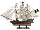 Wooden Captain Kidd's Black Falcon Model Pirate Ship