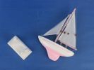 Wooden Pacific Sailer Model Sailboat Decoration