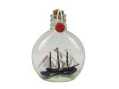 Santa Maria Model Ship in a Glass Bottle